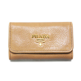 PRADA プラダ キーケース コピー 1M0222 6連キーケース GLACECALF NATURALE カーフナチュラル